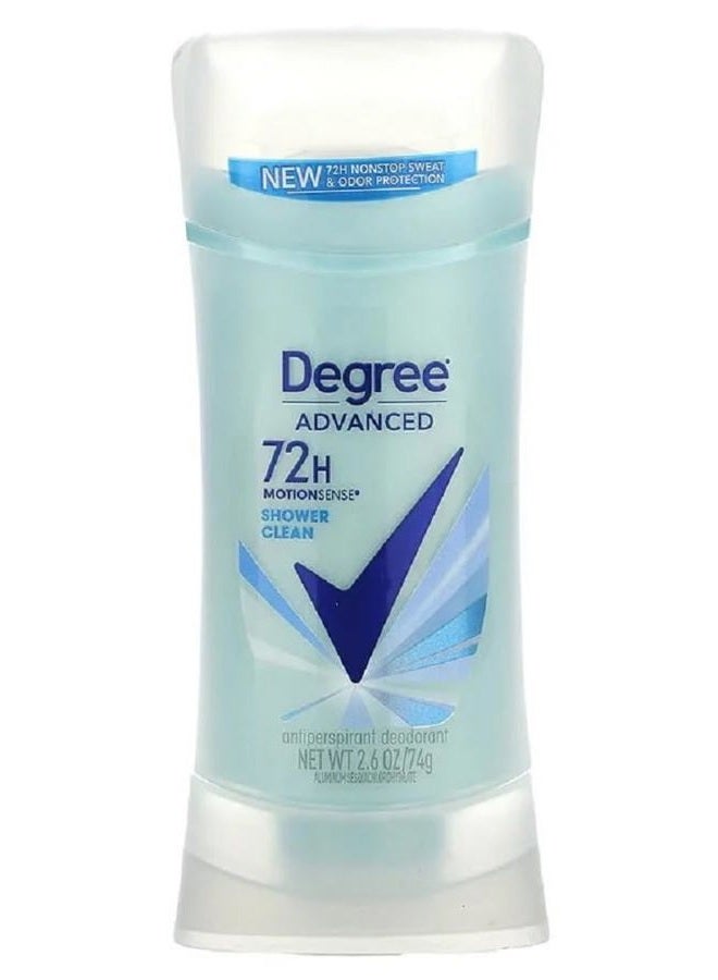 Degree Women Antiperspirant Deodorant Stick, Shower Clean, 2.6 Ounce (Pack of 1) - Image 1