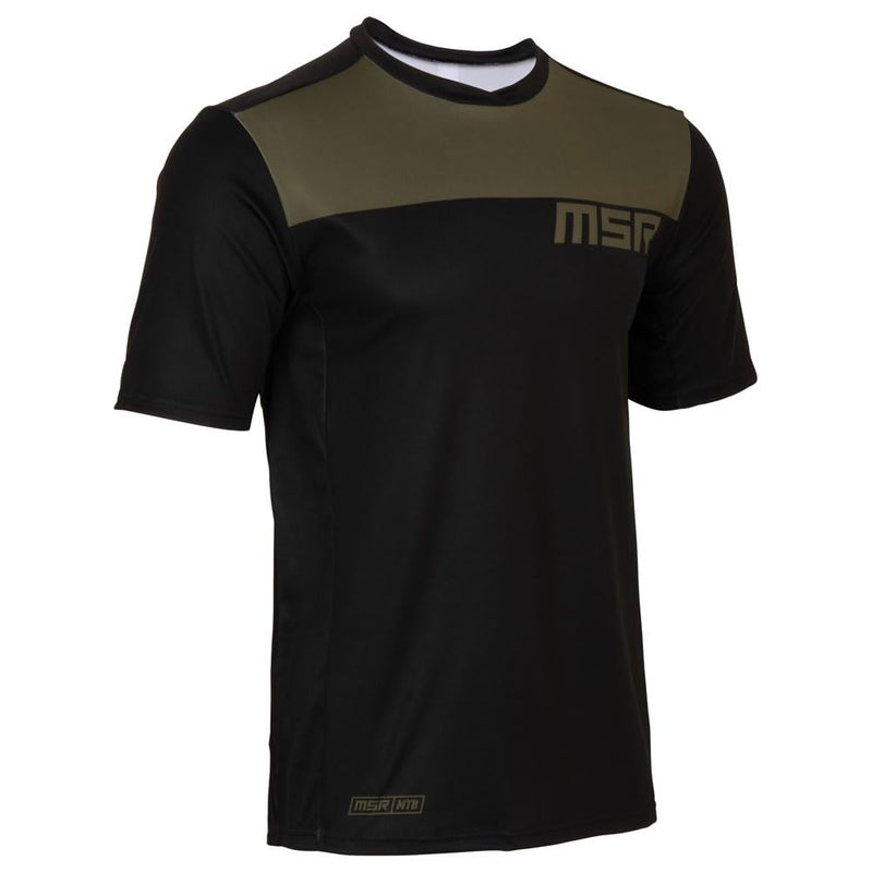 MSR Rush Mountain Bike MTB Short Sleeve Riding Jersey Small Olive - Image 5