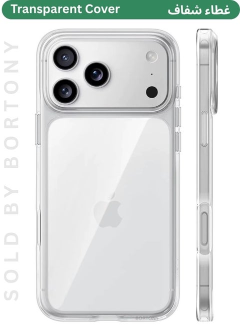 iPhone 17 Pro Max Case Clear, Slim Scratch Resistant Anti-Drop iPhone 17 Pro Max Cover Shockproof Protective Phone Case for iPhone 17 Pro Max 6.9 inch