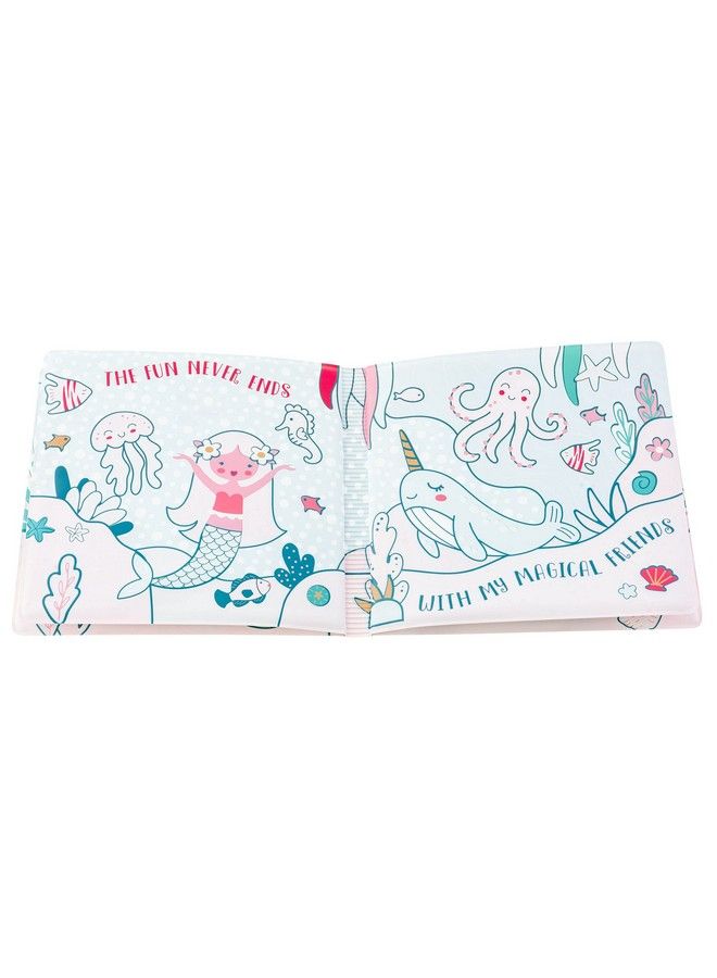 Stephen Joseph Floating Color Changing Bathtime Book Toddler Bath Toys Mermaid - Image 4