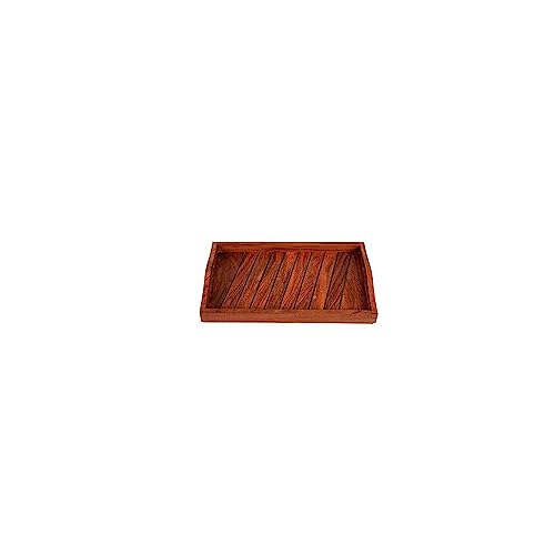 Zyntix Wooden Tray for Kitchen Organizer - Elegant Serving Solution in Wooden Tray, Multi-Functional Design for Tea, Snacks and More, Ideal for Dining, Living Room, and Countertop Display - Image 4
