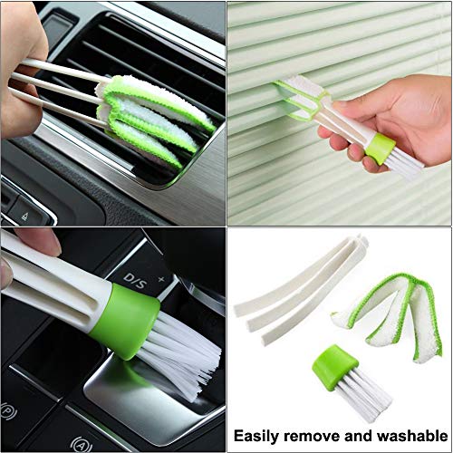ANERONG Window or Sliding Door Track Cleaning Brush, Tile Lines Brush,Window Blind Duster, 2-in-1 Windowsill Sweeper, Hand-held Groove Gap, 5 Pieces - Image 5