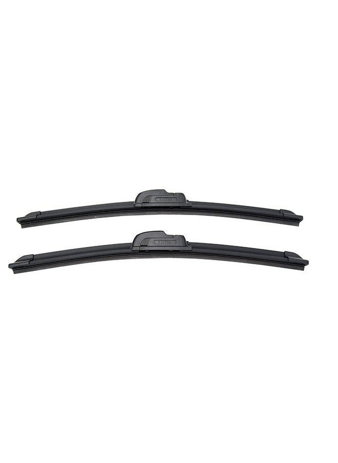 Victor Victor Pack of 2 | 28" Inch | EM-850S Soft Polyester Wiper Blade Universal Used for more than 98% of Cars  - Image 2