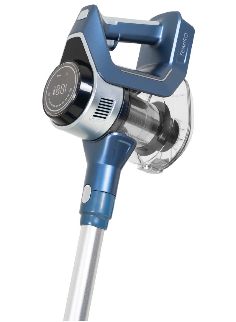 تومیرو مكنسة كهربائية لاسلكية، 220 وات 33 كيلو باسكال مكنسة كهربائية قوية، 40 دقيقة كحد أقصى، فرشاة أرضية مضادة للتشابك، شاشة متحركة ملونة، مكنسة يدوية للسجاد الأرضي وشعر الحيوانات الأليفة - Image 5