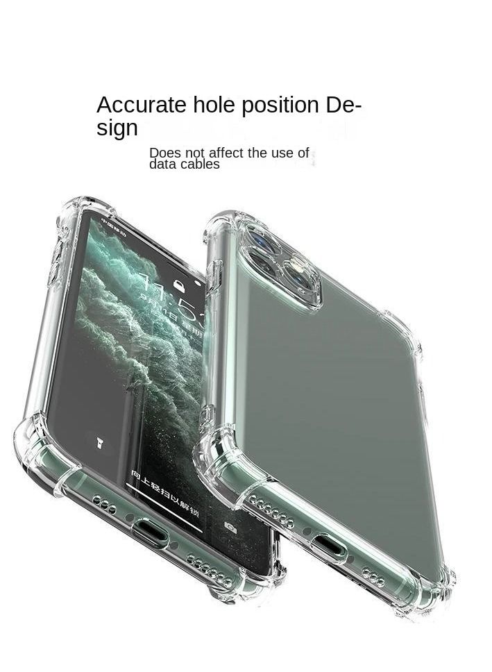 HEXABEX غطاء واقي لجهاز آبل آيفون 11 برو شفاف