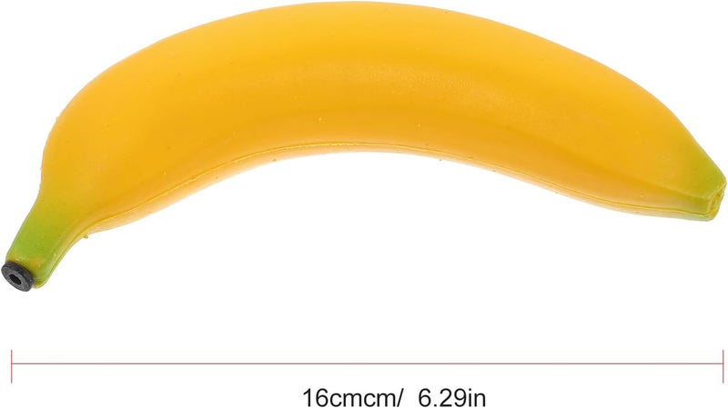 Amosfun 3pcs Simulated Fruit Sandbox Rumba Shakers Kid Toys Sand Shakers Rattle Hermit Crab Shell Hand Percussion Toy Rhythm Shaker Fruit Hand Shakers Abs Banana Child Music - Image 2