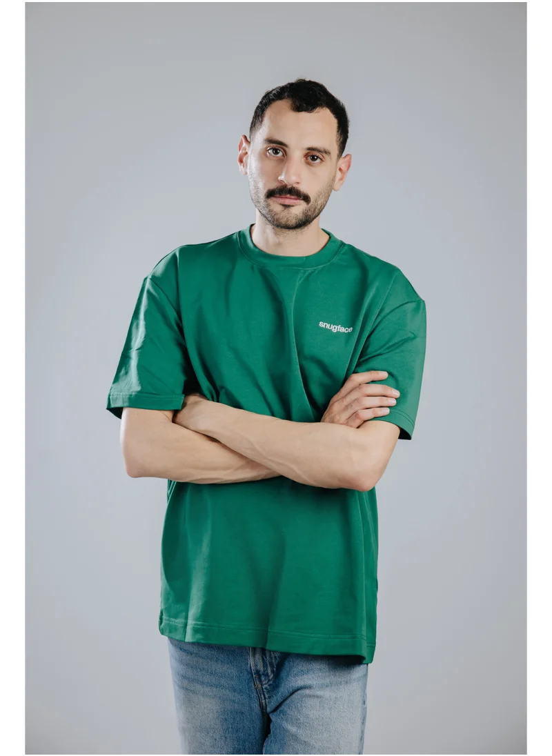 سناج فيس Snugface The Basic Oversized Tshirts, Green, SF15-4GRN-S