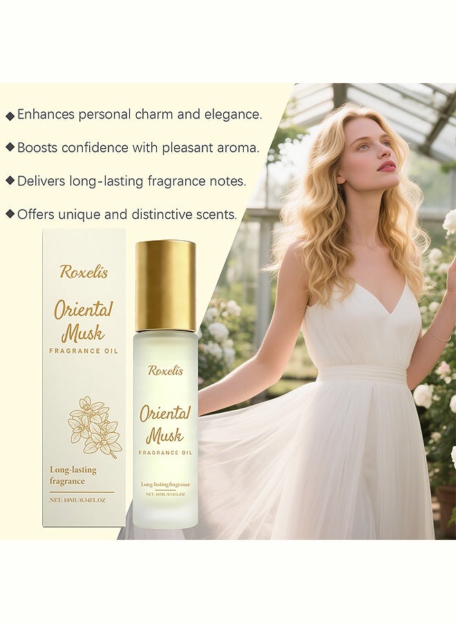 روكسيليس عطر المسك الشرقي الكلاسيكي - أنيق وطبيعي ومنعش، رائحة فريدة تترك طعماً مميزاً، تعزز جاذبيتك وأناقتك، 10 مل - Image 5