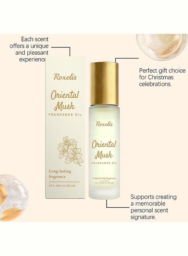 روكسيليس عطر المسك الشرقي الكلاسيكي - أنيق وطبيعي ومنعش، رائحة فريدة تترك طعماً مميزاً، تعزز جاذبيتك وأناقتك، 10 مل - Image 4