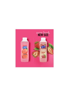 Suave Shampoo, Sun-Ripened Strawberry Family-Size - Energizing Shampoo With Strawberry Extract & Vitamin E, 22.5 Oz  - Image 3