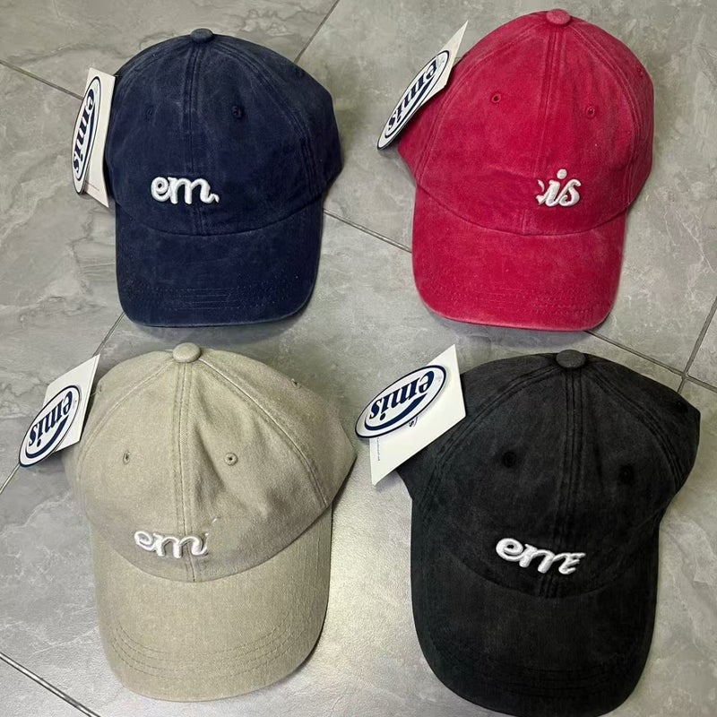 Korean Style Embroidered Baseball Cap for Unisex - Image 1