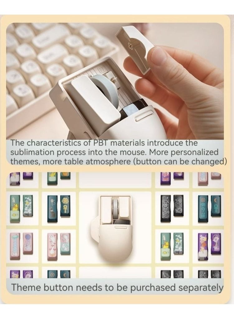 M MIAOYAN - Wireless Tri-Mode Bluetooth Charging Laptop Desktop Computer Mouse - Image 1