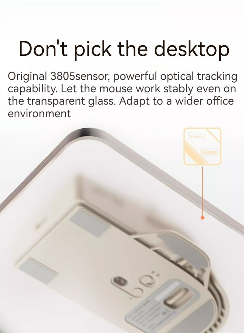 M MIAOYAN - Wireless Tri-Mode Bluetooth Charging Laptop Desktop Computer Mouse - Image 1