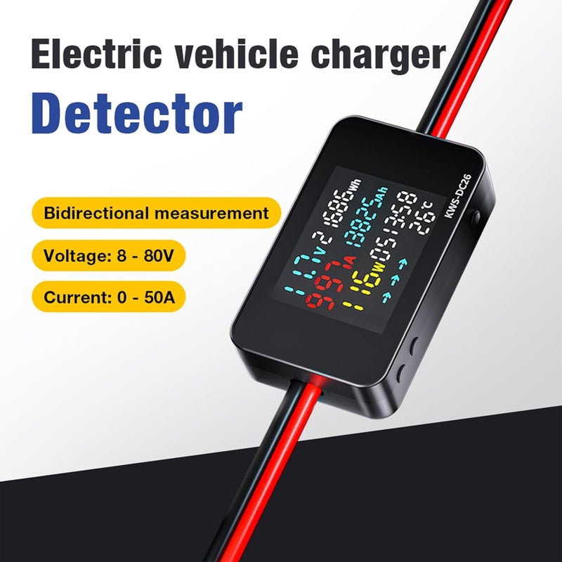 Bidirectional Electric Current Tester Style B High Accuracy Sensor Data Logging for Vehicles - Image 3