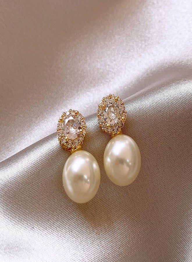 AMAAL Earrings For Women & Girls Stylish | Western Korean Earrings Bali | Butterfly| Stud Earrings Set for Women Moti Accessories Aesthetic | Fashion American Diamond AD CZ Gold Stud earinging 73 - Image 4