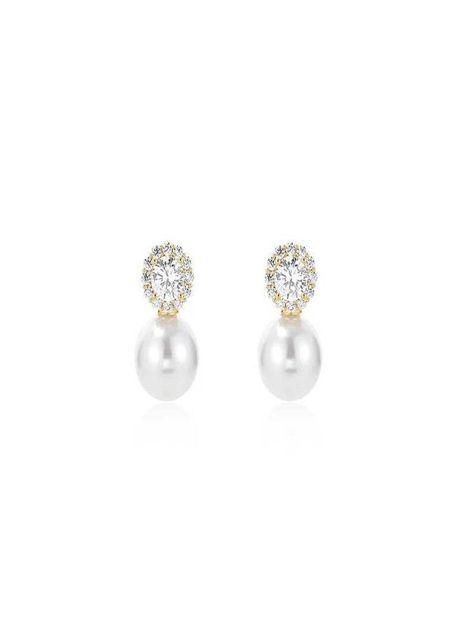 AMAAL Earrings For Women & Girls Stylish | Western Korean Earrings Bali | Butterfly| Stud Earrings Set for Women Moti Accessories Aesthetic | Fashion American Diamond AD CZ Gold Stud earinging 73 - Image 1