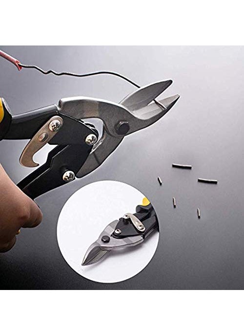 SANDCASTLE Sandcastle Heavy Duty Sheet Metal Hand Steel Cutting Tin Snip Scissors 1Pr Safety Gloves Free  - Image 2