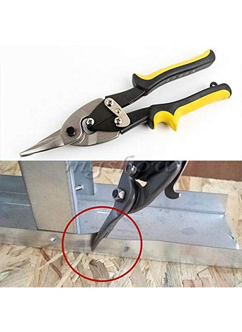 SANDCASTLE Sandcastle Heavy Duty Sheet Metal Hand Steel Cutting Tin Snip Scissors 1Pr Safety Gloves Free  - Image 5
