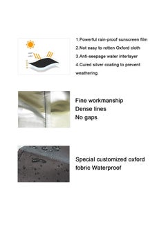 Y&D Washer and Dryer Covers Top Load Washing Machine Cover Laundry Protect Dustproof Waterproof Zipper Design for Easy Use Fit Most Front-loading  - Image 4