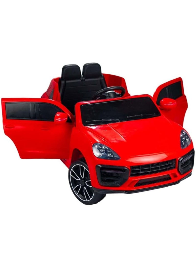 null - Electric ride-on car for children with remote control, multi-color, model 118 (red) - Image 1