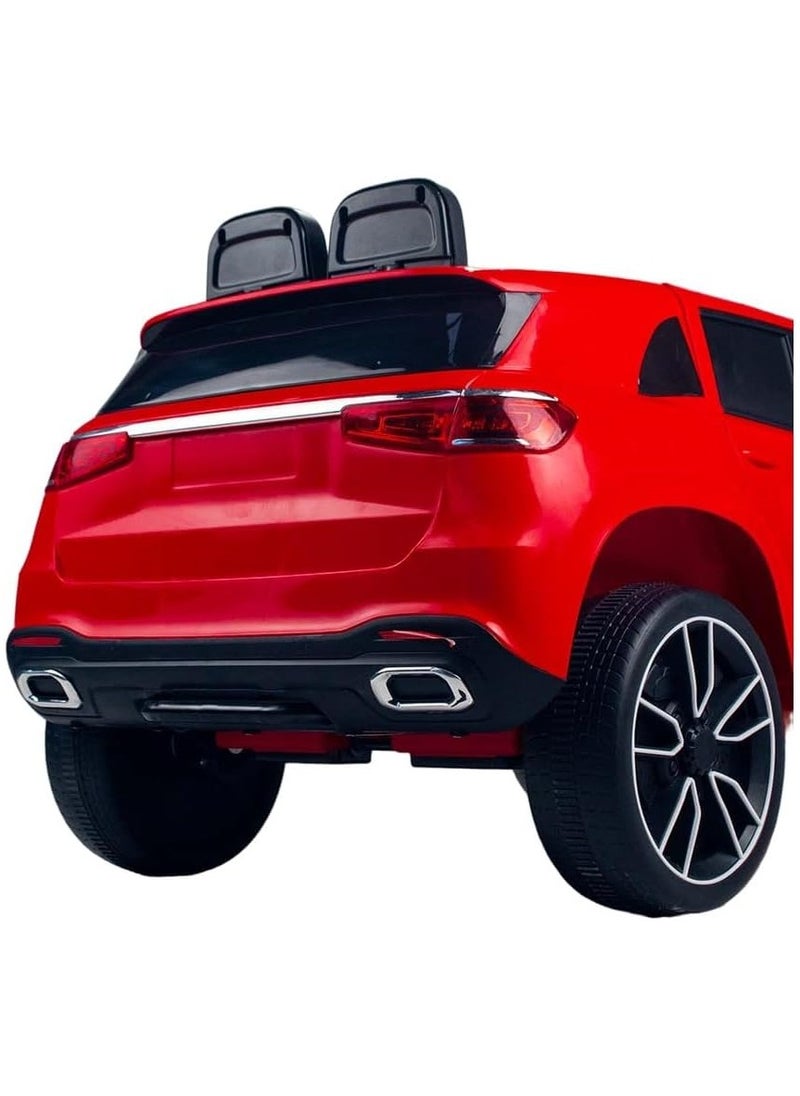 null - Electric ride-on car for children with remote control, multi-color, model 118 (red) - Image 1