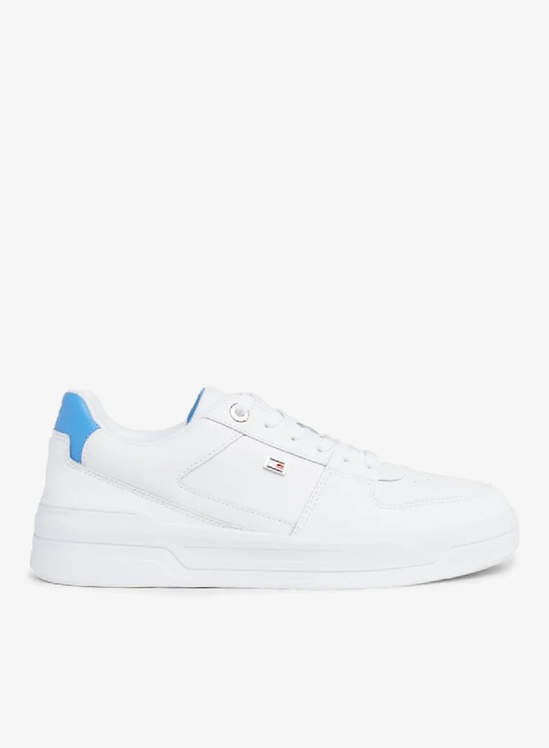 TOMMY HILFIGER Enamel Flag Basketball Low-Top Sneakers