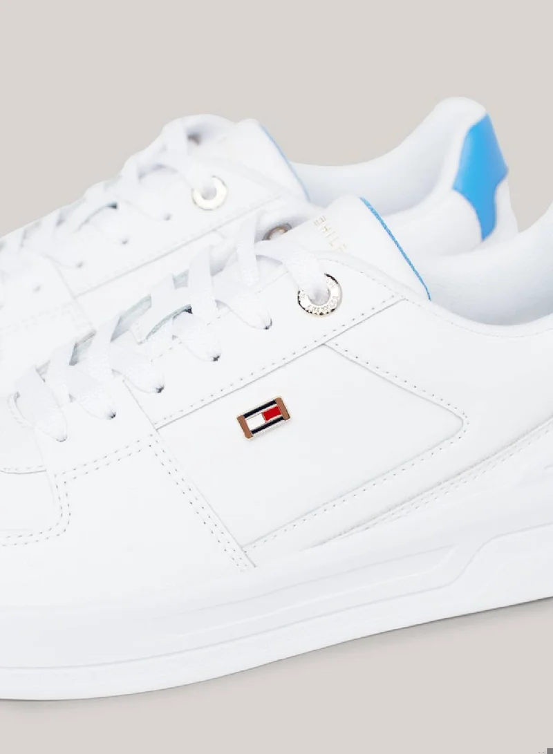 TOMMY HILFIGER Enamel Flag Basketball Low-Top Sneakers