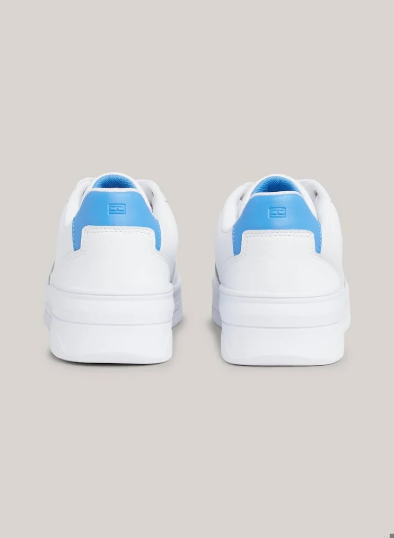 TOMMY HILFIGER Enamel Flag Basketball Low-Top Sneakers
