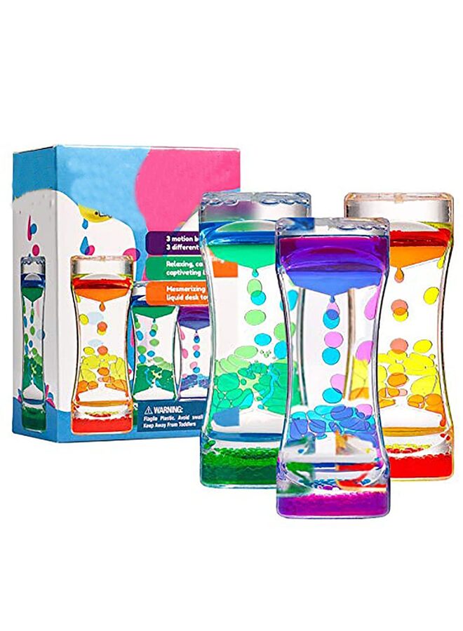 لعبة فيدجيت مائية مع مؤقت حركة سائلة، ألعاب حسية، ألعاب فيدجيت لعلاج اضطراب فرط الحركة ونقص الانتباه، ألعاب فيدجيت لعلاج القلق والتوحد، ألعاب مكتبية هادئة ومريحة/أحمر وأصفر - Image 1