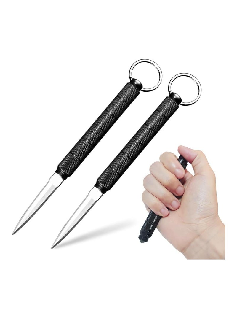 SYOSI Pocket Cutter & Car Emergency Window Breaker with Keychain - Multi-Purpose Stainless Steel Utility Tool (3 PCS) - Image 1