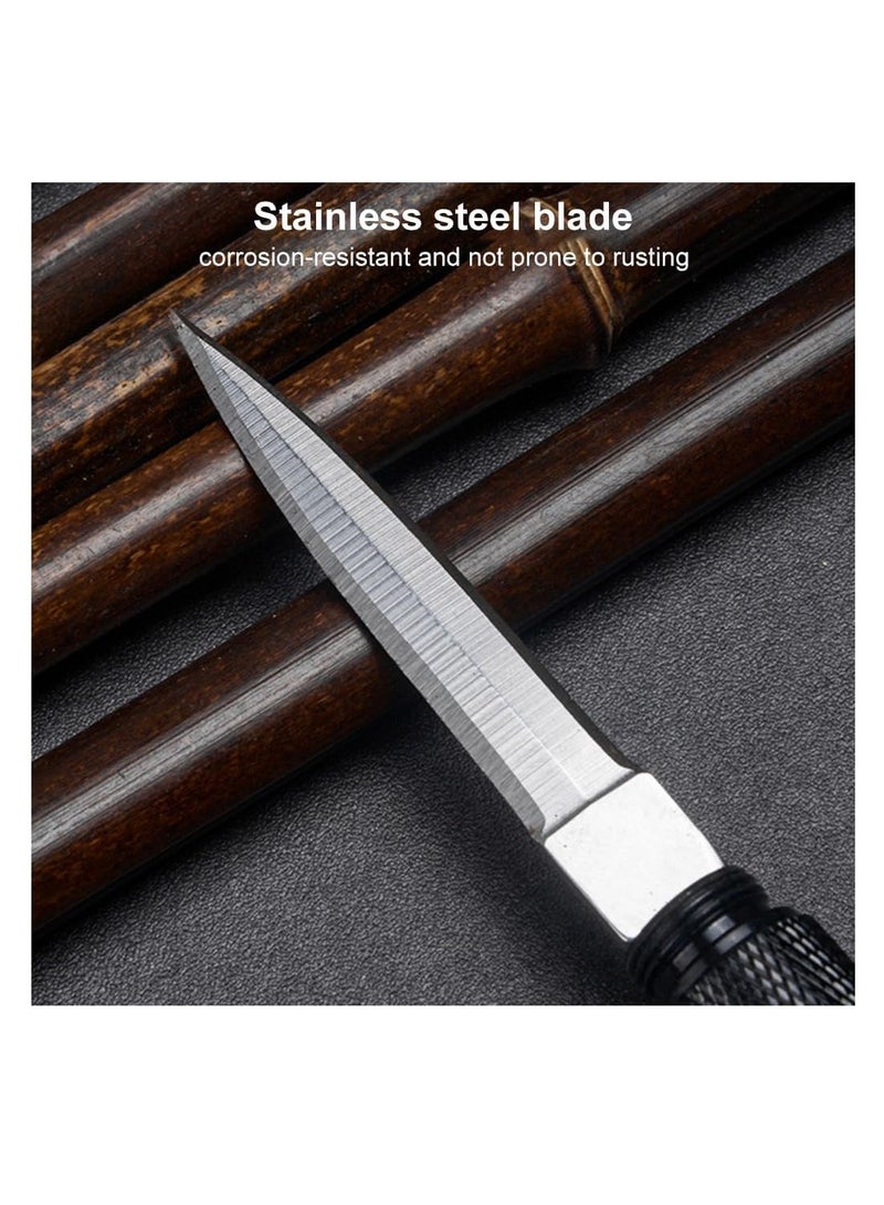 SYOSI Pocket Cutter & Car Emergency Window Breaker with Keychain - Multi-Purpose Stainless Steel Utility Tool (3 PCS) - Image 3