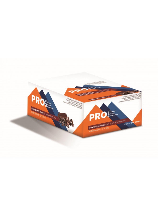 PROBAR PROBAR - PROTEIN Bar, Chocolate Brownie, Non-GMO, Gluten-Free, Healthy, Plant-Based Whole Food Ingredients, Natural Energy (12 Count) - Image 1