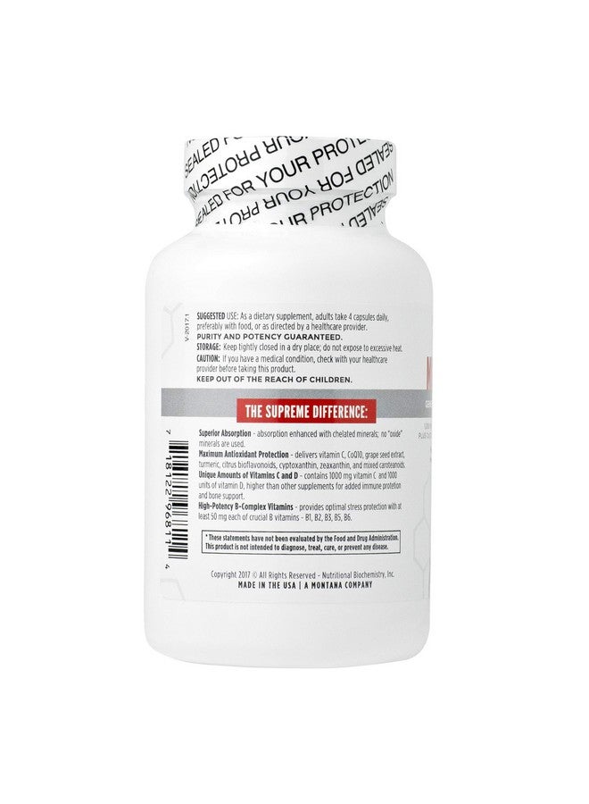 NBI فيتامينات متعددة يومية ممتازة مع فيتامين أ، ج، د، هـ، ك، ب6 وب12؛ مكملات متعددة المعادن للرجال والنساء؛ 120 كبسولة نباتية - Image 4