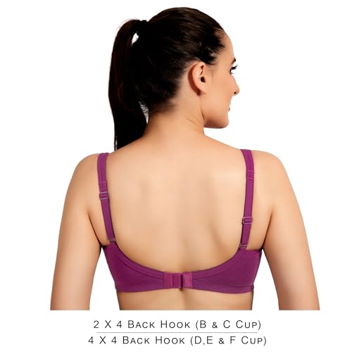 TRYLO COMFORTFIT-BRA-40-MEGENTA-D-CUP - Image 3
