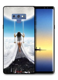 Tolwak Samsung Galaxy Note 9 Protective Case Cover Moon Clouds Town Art  - Image 1