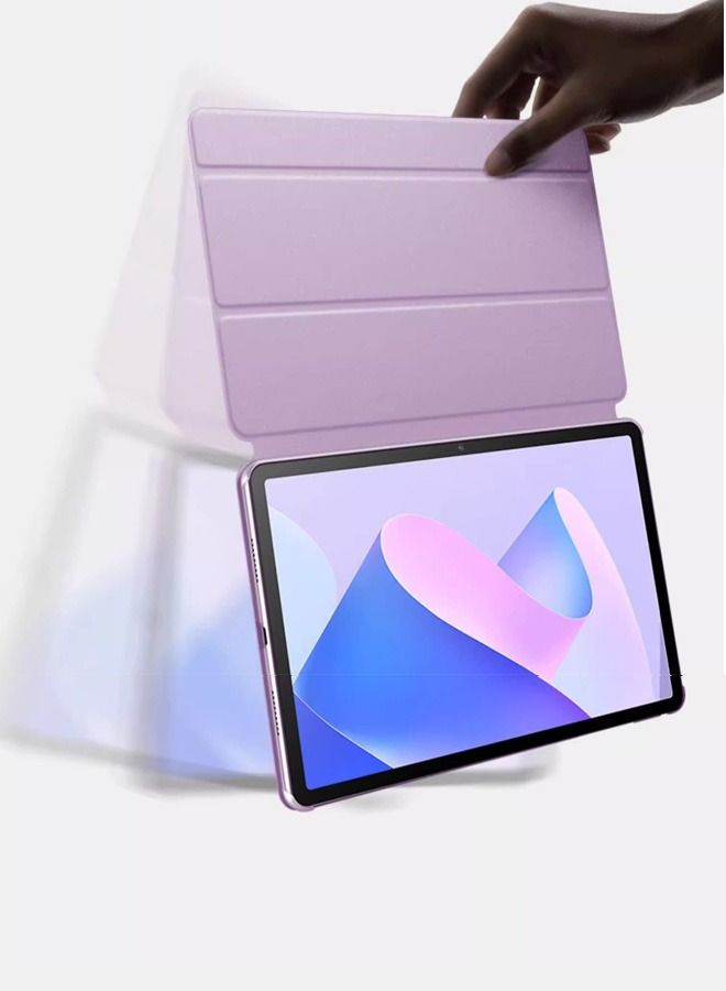 Protective Tablet Case Compatible with HUAWEI MatePad 11 2023 Smart Dual-Side Magnetic Flip Case - Premium Genuine Leather, Multi-Angle Support, Strong Magnetic Adsorption,Shockproof, Auto Wake/Sleep - Image 3