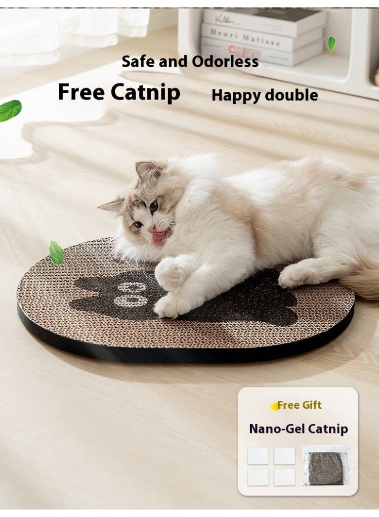 Wall Cat Scratcher, Cute Vertical Cat Scratching Board, Wall Mounted Cat Scratch Pad for Wall, Glass, Wood, and Tile, Furniture Protector - Image 4