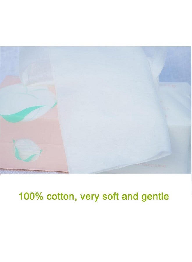 careboree Pure Cotton Careboree Soft Dry Baby Wipes Facial Cleansing Cloth Disposable Unscented Multi-Purpose Pure Cotton Tissue (2 PACK-200 Count) - Image 3