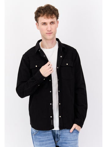 Men Regular Fit Solid Long Sleeves Shirt, Black - pzsku/Z08DB6306DF575A488A06Z/45/1746642566/73d6c514-865d-4988-9baf-f2524ad86cf1
