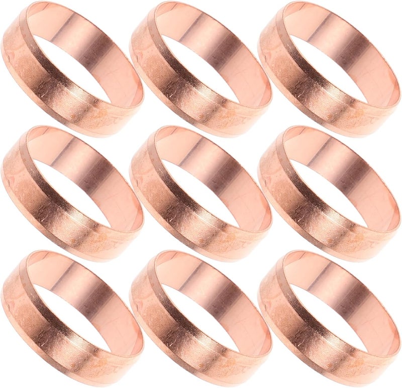 MAGICLULU 10 Pcs Copper Pump Mounting Clamp Metal Bracket for Oil Pump Installation Secure Fastening for Car Applications Easy to Install and Versatile - Image 1