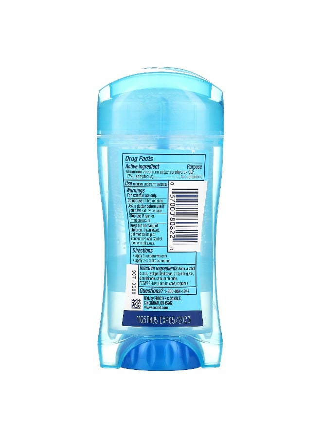 Secret Secret, Outlast®, Sweat & Odor, 72 HR Clear Gel Deodorant, Completely Clean, 2.6 oz (73 g)  - Image 2