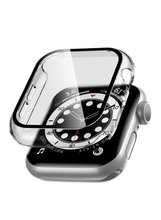 Case Compatible with Apple Watch Series 6/SE/Series 5/Series 4 44mm with Built in Tempered Glass Screen Protector- All Around Hard PC Case Overall Protective Cover (Clear) (40mm) - pzsku/Z08DBD53D267961F4DADDZ/45/1746388606/d300e38c-7ea1-422e-be16-ebf87c31b1dd