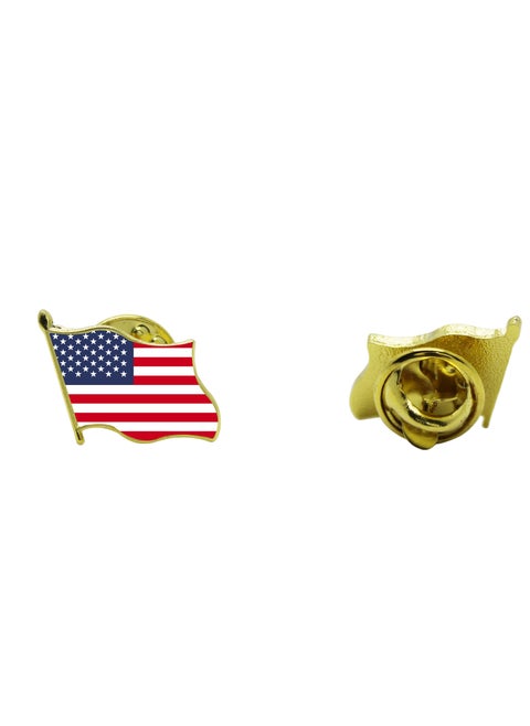 USA National Flag Lapel Pins And Brooch Badge To Show Your Patriotism For USA (Flag Badge)
