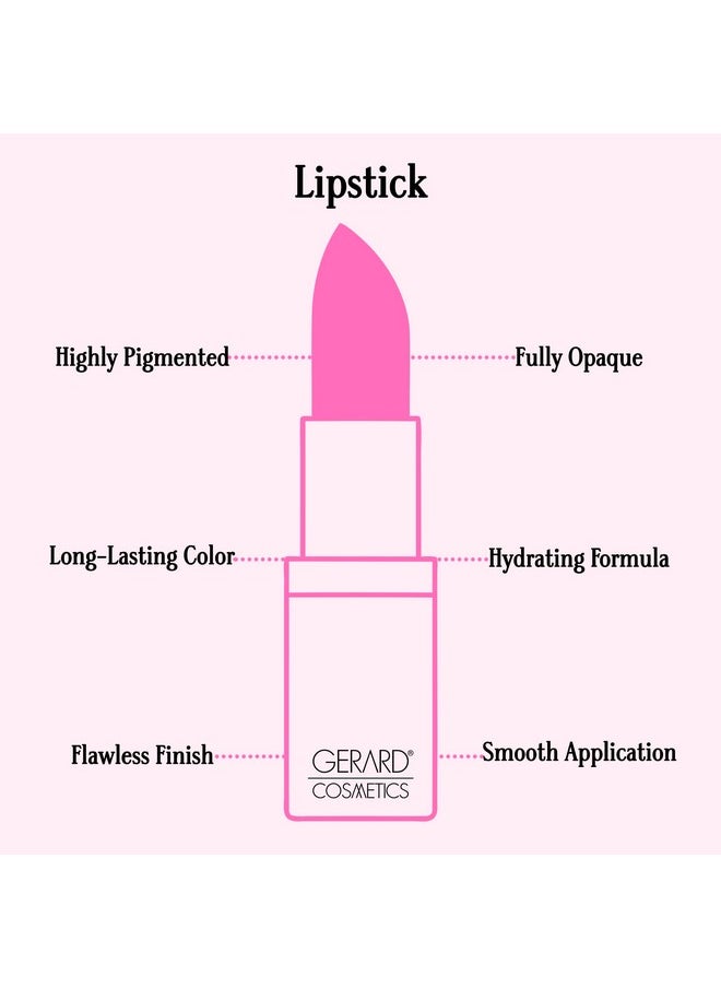 Gerard Cosmetics Gerard Cosmetics Lipstick 1995 | Neutral Pink Mauve Lipstick with Comfort Matte Finish | Highly Pigmented, Smooth Formula with Hydrating Ingredients | Cruelty Free & Made in USA  - Image 2