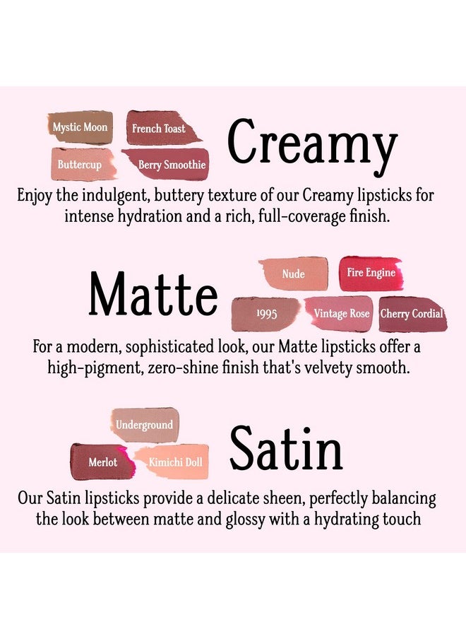 Gerard Cosmetics Gerard Cosmetics Lipstick 1995 | Neutral Pink Mauve Lipstick with Comfort Matte Finish | Highly Pigmented, Smooth Formula with Hydrating Ingredients | Cruelty Free & Made in USA  - Image 4