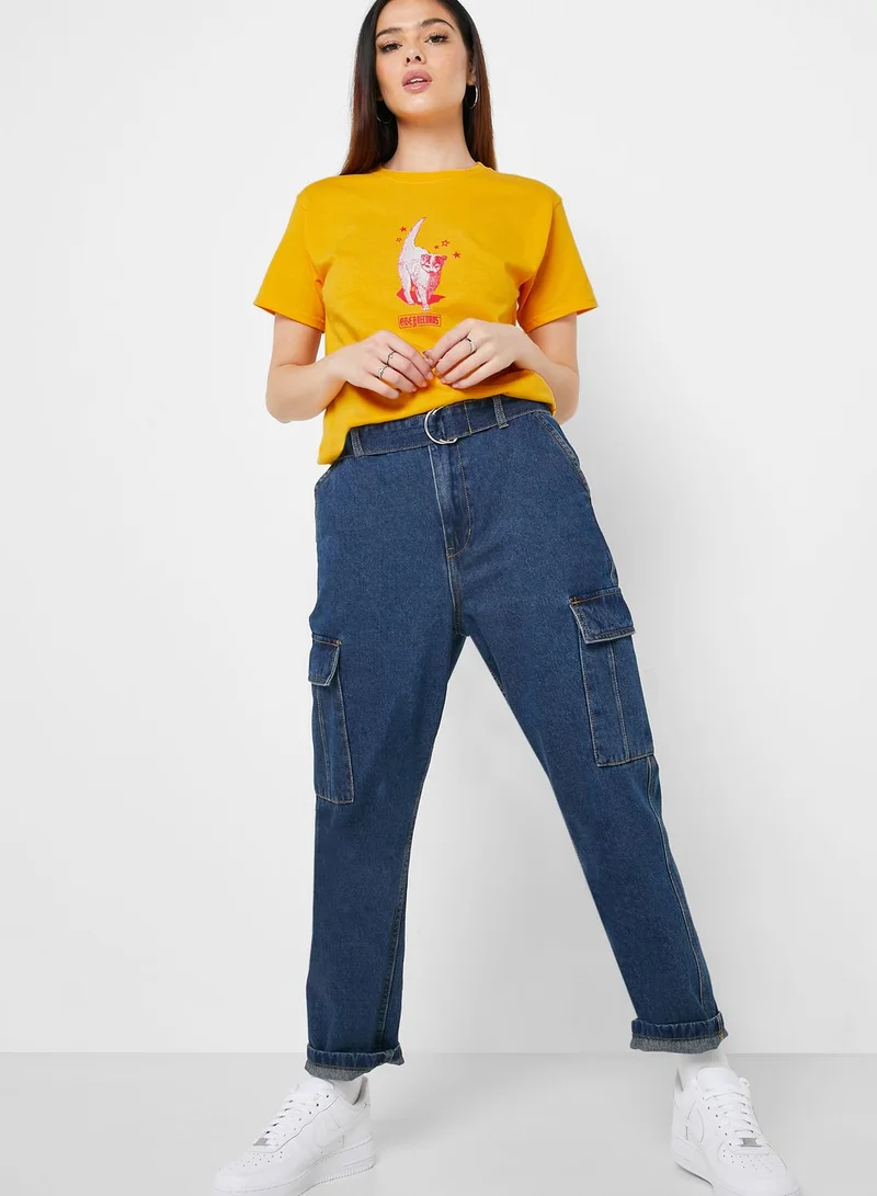 OBEY Cat Records T-Shirt