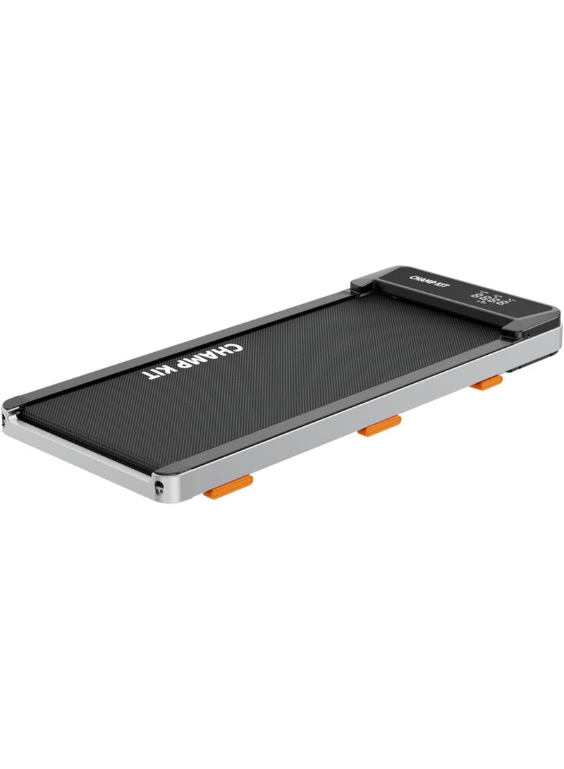 CHAMP KIT Smart Treadmill, Home electric walking pad with 1.5HP motor LED display speed up to 6 kilometers per hour foldable with incline running area 405 by 935 millimeters,, Convenient for Use at Home, Gym or Office - Max 90 kg User Weight - Image 2