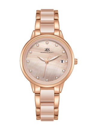 Kenneth Scott Women's Rose Gold Dial Analog Watch -K24503-RCFM - pzsku/Z08DC10C0D929BD5EA413Z/45/_/1727965797/62ee9023-8153-4cba-a3c3-2320dfac2f88