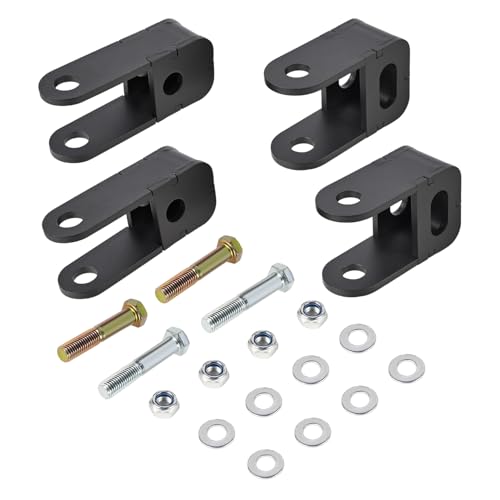 OICCTBF Upgrade 4PCS 2-4" Front and Rear Shock Extensions,Heavy-Duty Steel Rear Lift Leveling Kits for Yukon/for Yukon XL for Avalanche for Escalade 02-06 for Suburban for Tahoe 00-06 - Image 1