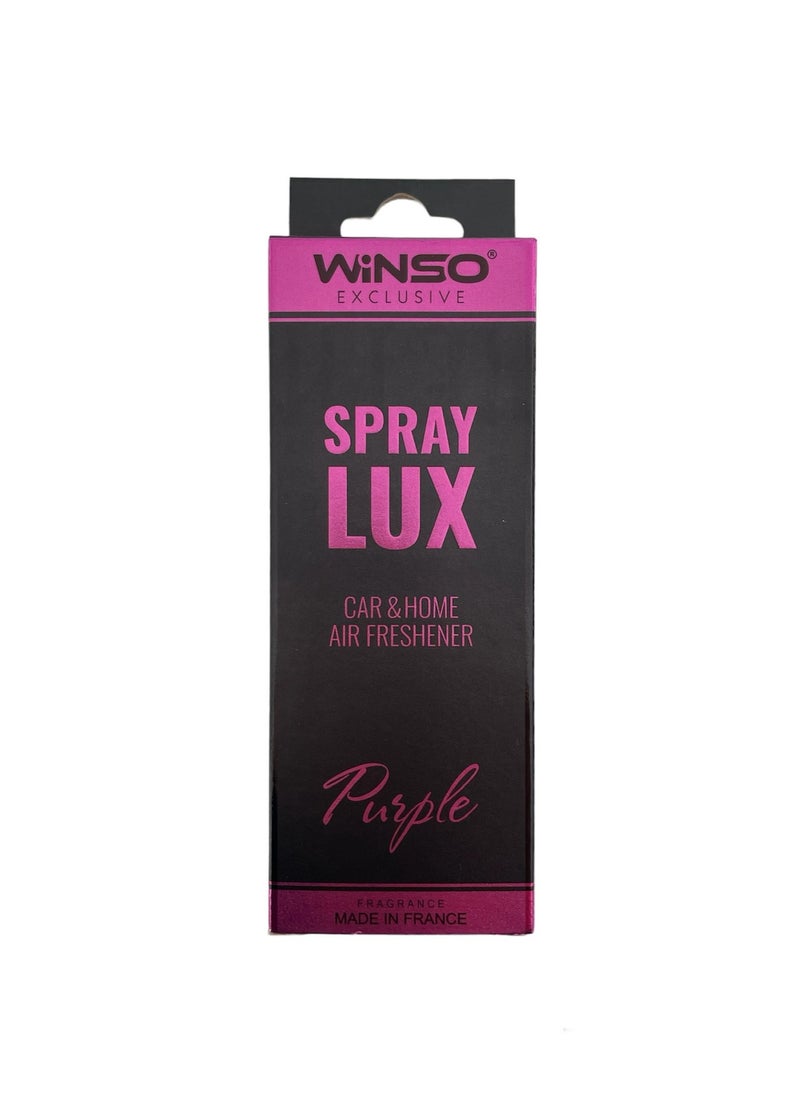 WINSO - Car Air Freshener Exclusive Lux Spray purple a Fragrance With an exotic and enchanting Aroma. Fragrance is made in France c20 - Image 1